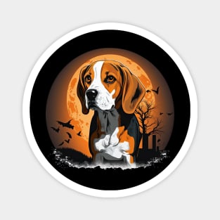Halloween Beagle Magnet